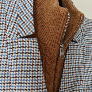 sz 10 VERONICA BEARD Dickey JACKET Blue Plaid FARLEY